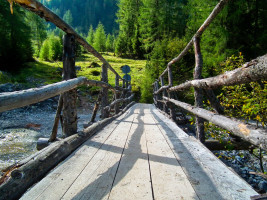Griesbachtal Holzbr&uuml;cke