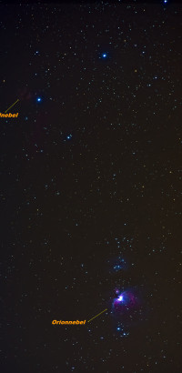 Orionnebel & G&uuml;rtel