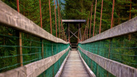 .... über die hölzerne Brücke .... über die hölzerne Brücke