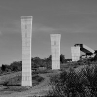 Betonpfeiler der Hochmoselbrücke