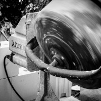 Jonny-Beton an de Mischmaschiene 