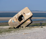 Le Blockhaus am Chenal de la Somme