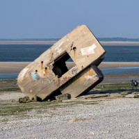 Le Blockhaus am Chenal de la Somme