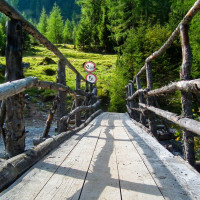 Griesbachtal Holzbr&uuml;cke