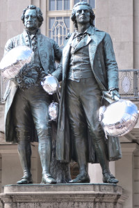 Goethe und Schiller mit DEKO Goethe und Schiller mit DEKO