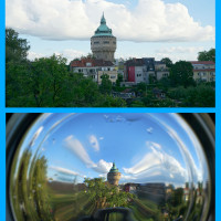 (Zu) tief ins Glas geschaut - der Wasserturm (Zu) tief ins Glas geschaut - der Wasserturm
