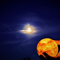 Den Mond vom Himmel geholt