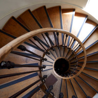 Treppenhaus von oben