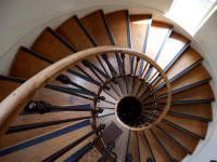 Treppenhaus von oben