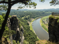 Elbsandsteingebirge - Basteiaussicht Elbsandsteingebirge - Basteiaussicht
