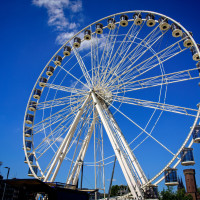 Riesenrad am Rheiauhafen
