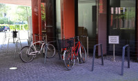 fahrraeder anlehnen verboten