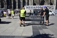 vier bankraeuber am koelner dom