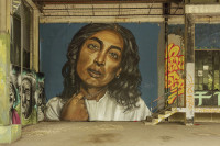 Das frühere Ohr in den Ostblock