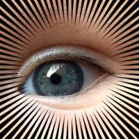 Strahlendes Kinderauge