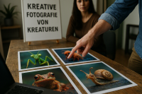 erstelle mir ein foto zu dem thema kreative fotografie von kreaturen fuer eine bildbesprechnung