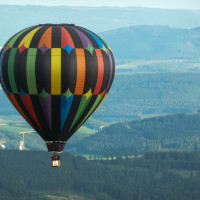 Ballonfahrt auf Augenhöhe in 1500müN