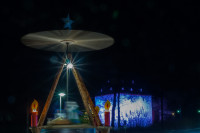 Fliegende Advents-Pyramide