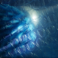 Spülbürste in blau