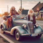 Oldtimer Microsoft Designer 1