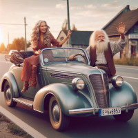 Oldtimer Microsoft Designer 1