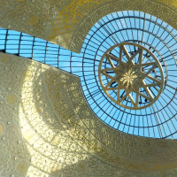   Kuppel der Moschee Köln-Ehrenfeld im Morgenlicht