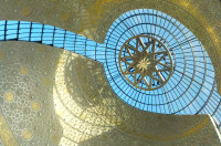   Kuppel der Moschee K&ouml;ln-Ehrenfeld im Morgenlicht