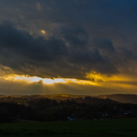 Goldener Oktoberabend