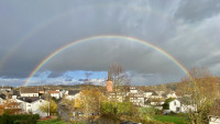Regenbogen über Much
