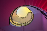 Treppe im Museum für Gegenwartskunst Siegen