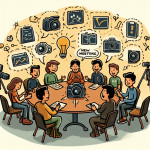 Draw members in a photography club who should decide new meeting topics in a timely manner Draw members in a photography club who should decide new meeting topics in a timely manner
