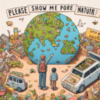 Mensch sucht die Natur